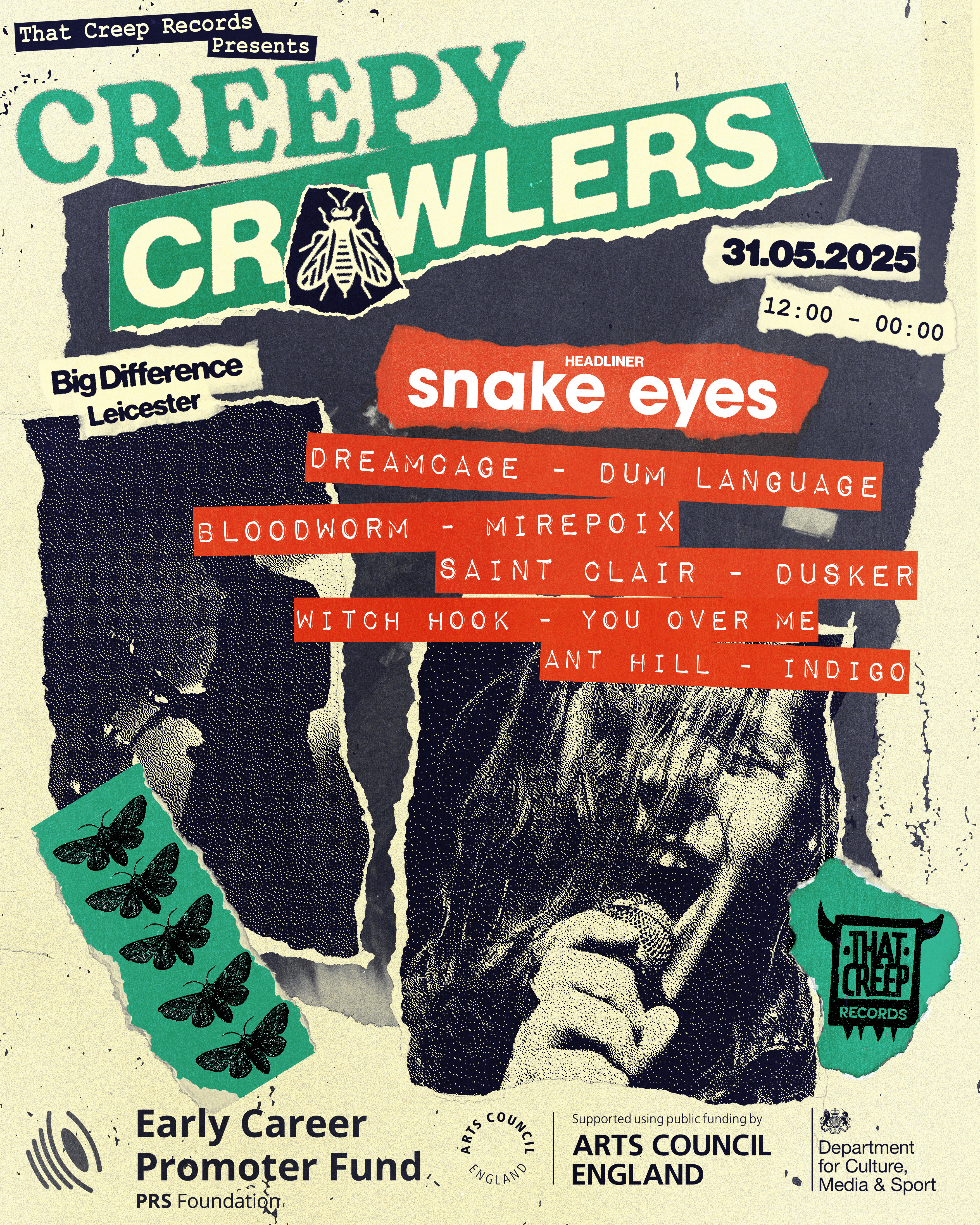 CREEPY CRAWLERS FULL&nbsp;LINEUP